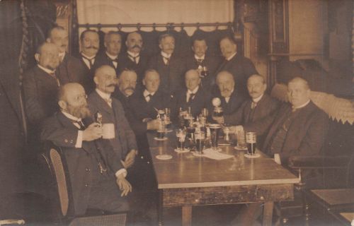 Zwickau i. Sa. Fotokarte Personengruppe gl1921 198.053