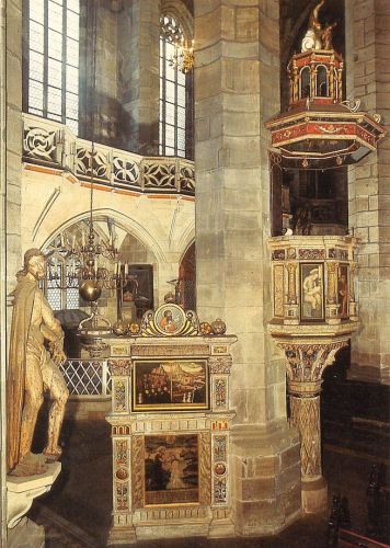 Zwickau i. Sa. Dom St. Marien Innenansicht ngl 198.060