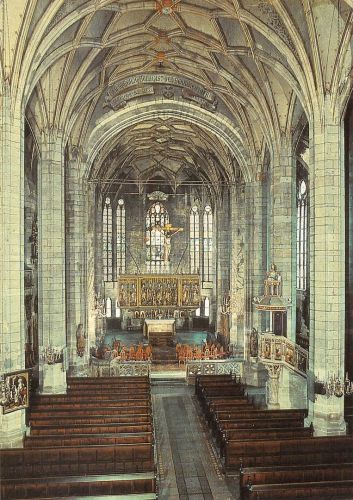 Zwickau i. Sa. Dom St. Marien Innenansicht ngl 198.061