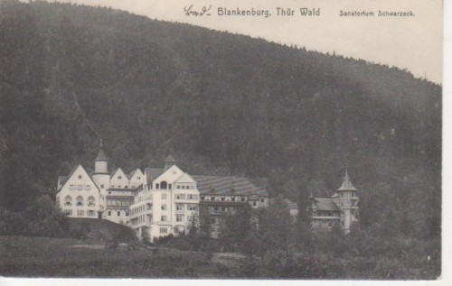 Bad Blankenburg Sanatorium Schwarzeck gl1915 88.887
