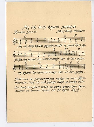 Lied - Als ich dich kaum gesehn ngl 38.891