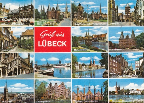 Alt-Lübeck, Mehrbildkarte gl1998? F7997