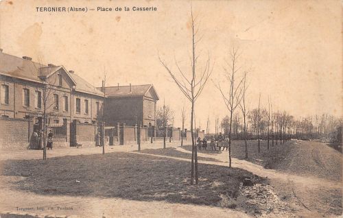 Frankreich Tergnier (Aisne) Place de la Casserie feldpgl1914 198.107