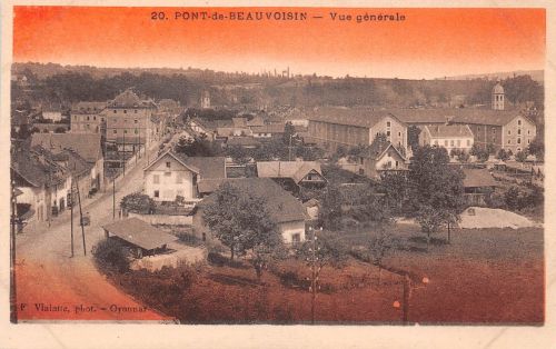Frankreich Pont-de Beauvoisin Vue generale ngl 198.118