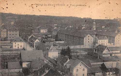 Frankreich Pont-de Beauvoisin Vue generale ngl 198.119