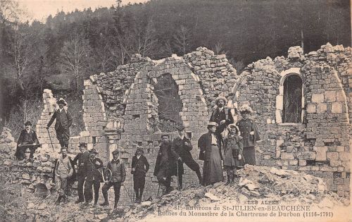 Frankreich St.-Julien-en-Beauchene Ruines du Monastiere ngl 198.121