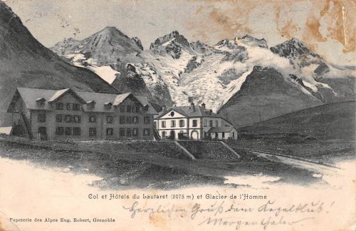Frankreich Col et Hotels du Lautaret et Glacier gl1904 198.122