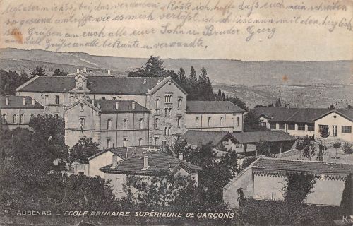 Frankreich Aubenas Ecole Primaire uperieure de Garcons gl1915 198.132
