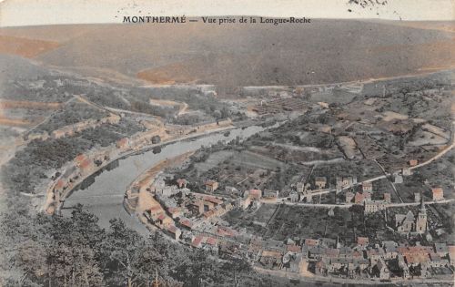 Frankreich Montherme Vue prise de la Longue-Roche gl1914 198.152