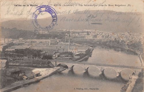 Frankreich Revin (Ardenne) Vue Panoramique… gl1914 198.153