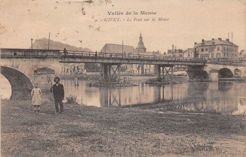 Frankreich Givet Le Pont sur la Meuse gl1923 198.154