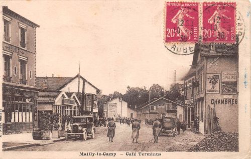 Frankreich Mailly-le-Camp Cafe Terminus ngl 198.166