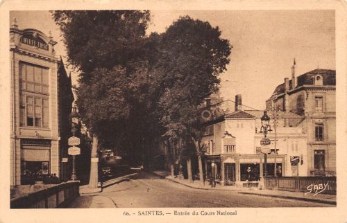 Frankreich Saintes Entree du Cours National ngl 198.176