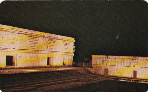 MEX Uxmal, Yucatan, Un aspecto de Luz y Sondo ngl F8458