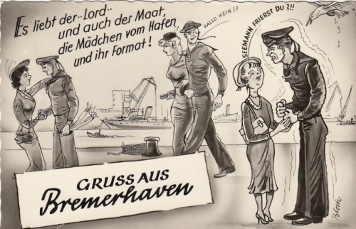 Bremerhaven, Es liebt der Lord ... und auc der Maat ... gl1962 F8496