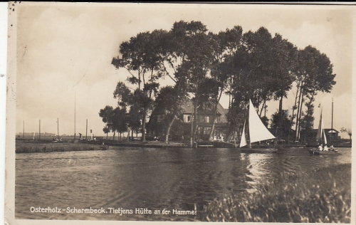 Osterholz-Scharmbeck, Tietjens Hütte an der Hamme gl1931 F8522