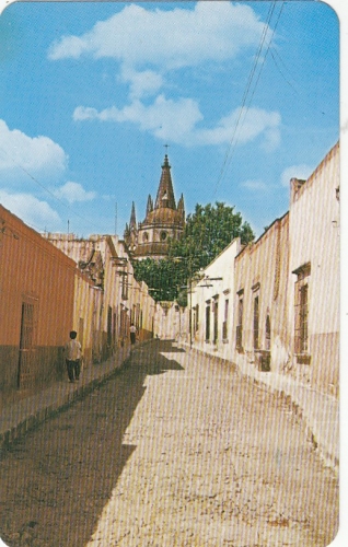 Mexico, Una Calla Tipical de San Miguel de Allande ngl F8927