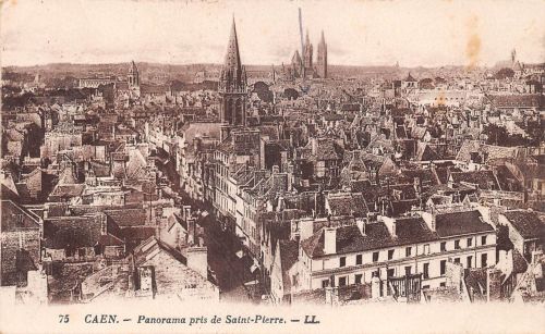 Frankreich 14 Caen Panorama pris de Saint-Pierre gl1933 198.190