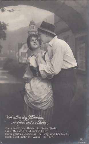 Von allen den Mädchen ... feldpgl1918 F9074
