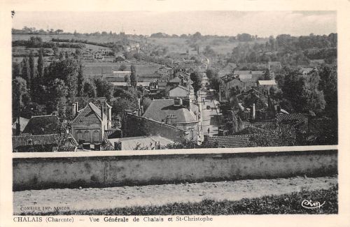 Frankreich 16 Chalais (Charente) Vue generale ngl 198.199