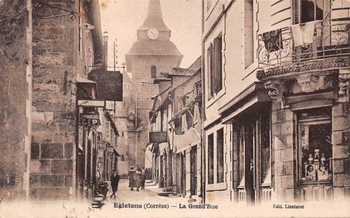 Frankreich 19 Egletens (Correze) Le Grand Rue gl1934 198.209