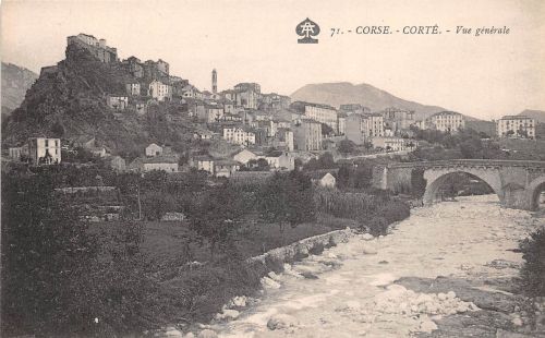 Frankreich 20 Corte (Corse) Vue generale ngl 198.213