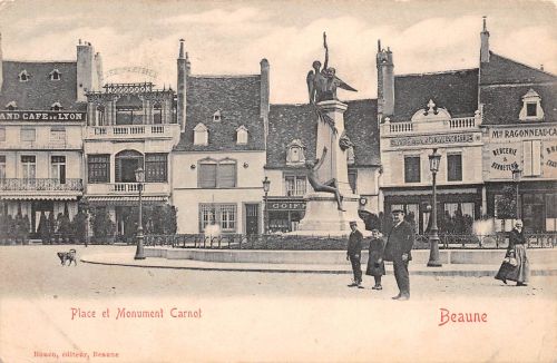 Frankreich 21 Beaune Place et Monument Carnot gl1908 198.231