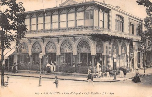 Frankreich 33 Arcachon Cote de Argent, Cafe Repetto gl1909 198.274