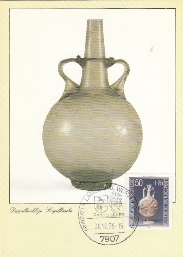 Doppelhenklige Glas-Kugelflasche ngl F9300