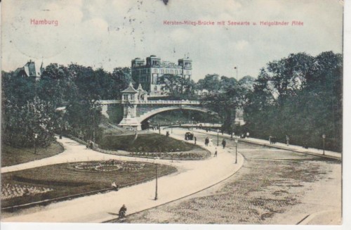 Hamburg Kersten-Miles Brücke Seewarte gl1907 70.583