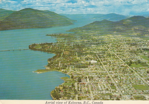 Kelowna, B.C., Aerial view gl1976 F9368