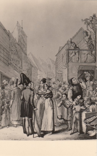 Alt-Leipzig, Die "Buden" gehörten seinerzeit zur Messe ngl F9425