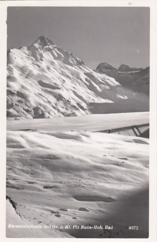 Fermuntstausee, Vorarlberg, mit Gr. u. kl.Piz Buin-Hoh.Rad ngl F9535