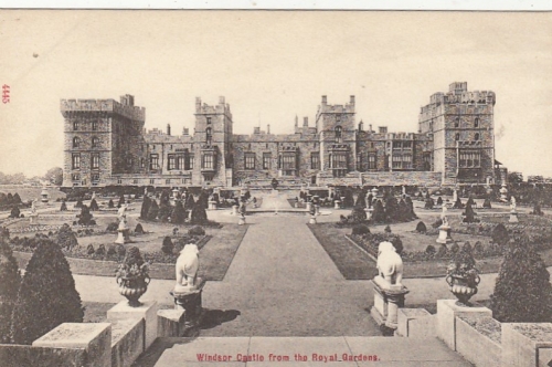 Windsor Castle from the Royal Gardens ngl F9565