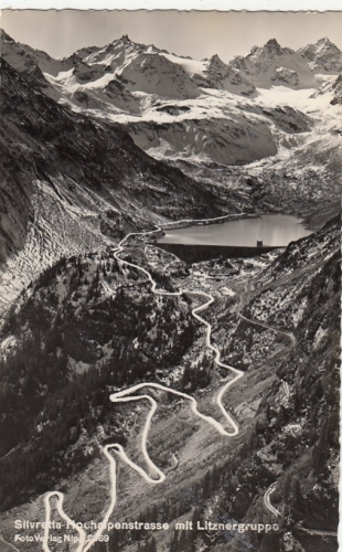 Silvretta-Hochalpenstraße mit Litznergruppe ngl F9680