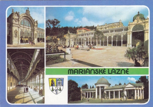 Mariánské Lázné, Mehrbildkarte ngl G0592