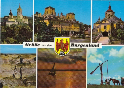 Grüße aus dem Burgenland, Mehrbildkarte ngl G0638