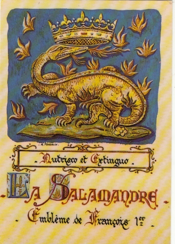 "La Salamandre", Embléme de Francois 1er ngl G0675