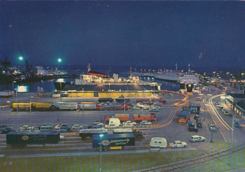 Frederikshavn, Tavikhavnen ved nat ngl G0802