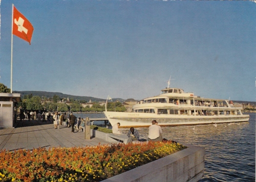 Zürich, Schiffstation Bürkliplatz ngl G0877
