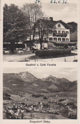 Siegsdorf/Obb. Gasthof Café Forelle Totale ngl 208.517