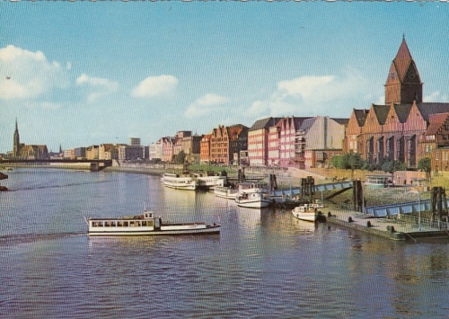 Bremen, Partie an der Weser ngl G1064