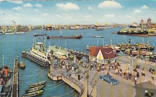 Amsterdam, Ansicht vom "Y" glum 1960? G1127