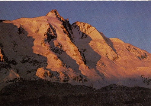 Kärnten, Alpenglühen am Großglockner ngl G1146