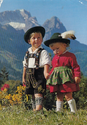Oberösterreich "Bloas koa Neid!" glum 1960? G1522