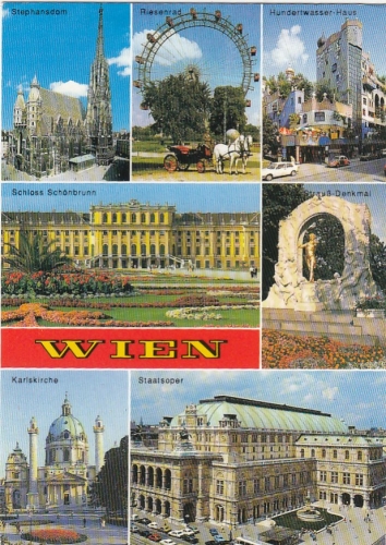 Wien, Mehrbildkarte glum 1980? G1560