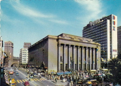 Stockholm,Kungsgatan och Konserthuset ngl G1583