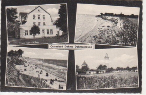 Dahme-Dahmeshöved Haus Seefrieden glca.1950 70.839