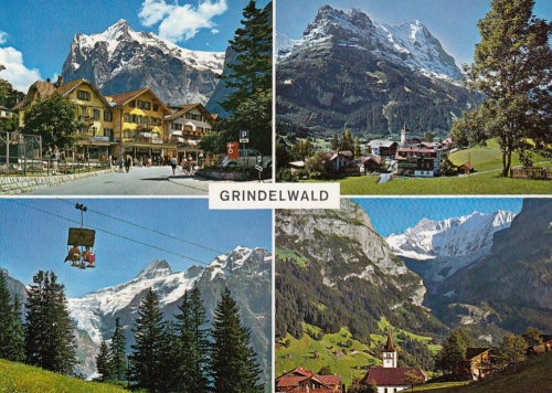 Grindelwald, Mehrbildkarte ngl G1730