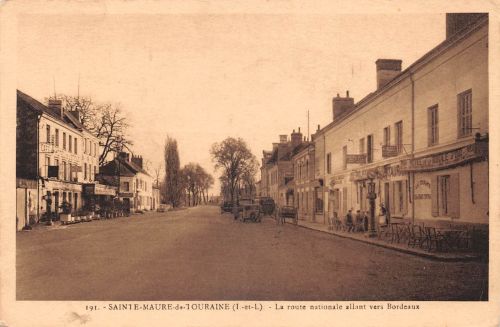 Frankreich 37 Sainte-Maure-de-Touraine La Route nationale ngl 198.287